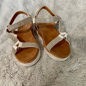 Flat Sparkly Sandals